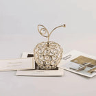 Adorno decorativo de frutas cristal modern