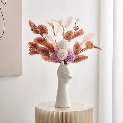 Vaso decorativo para sala de cerámica para mesa mano